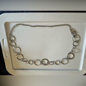 Elegant Silver Chain belt